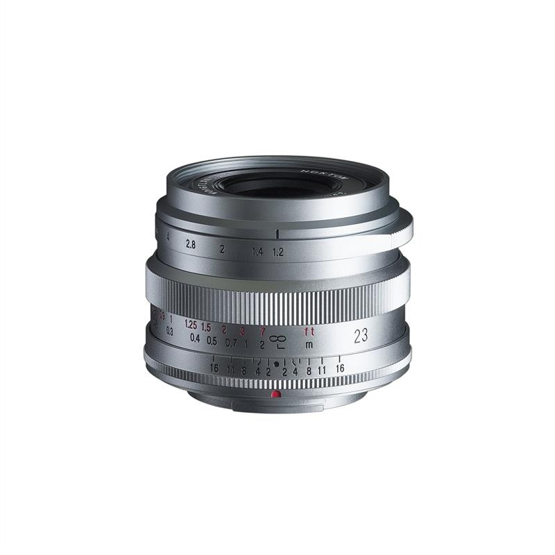 Voigtlander 23mm F1.2 Nokton - X-Mount Silver Thumbnail Image 0