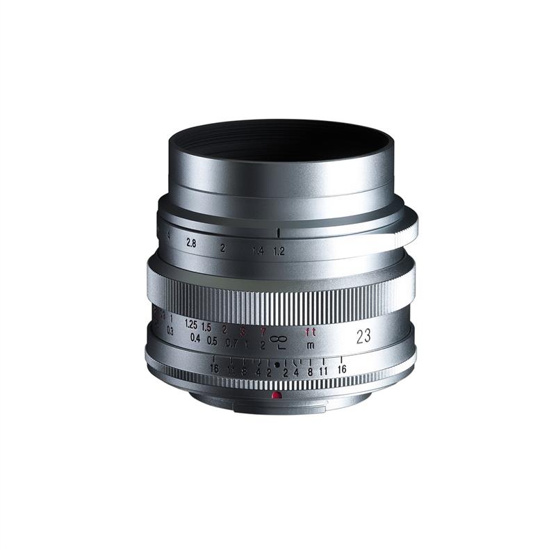 Voigtlander 23mm F1.2 Nokton - X-Mount Silver Thumbnail Image 1