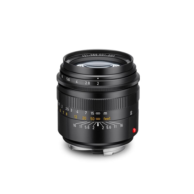 Leica 66mm F2.0 Summicron-M - Black anodized finish Thumbnail Image 0