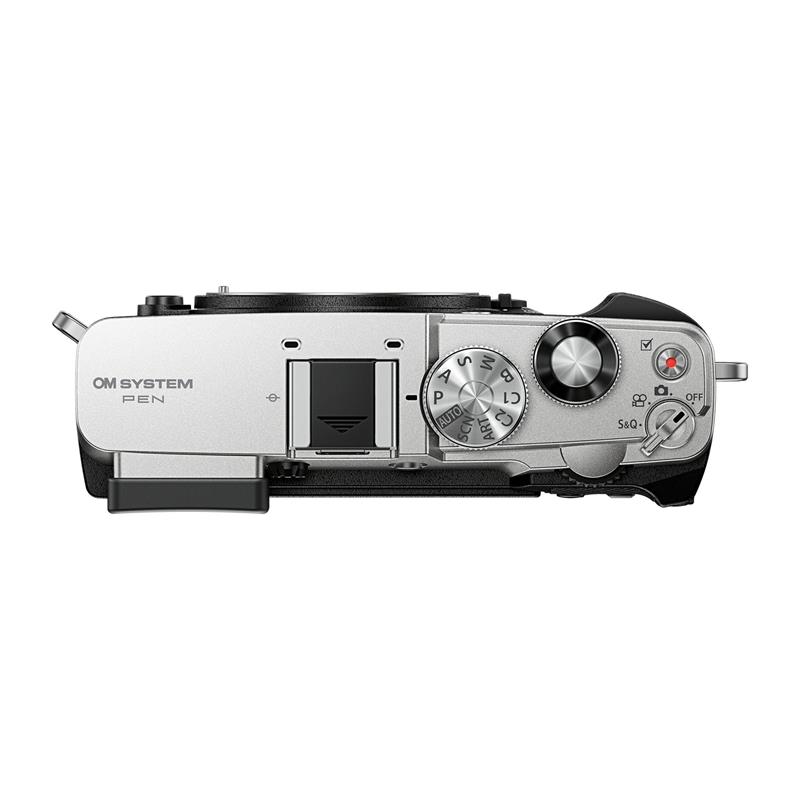 OM System PEN Digital Camera Body - Silver Thumbnail Image 5