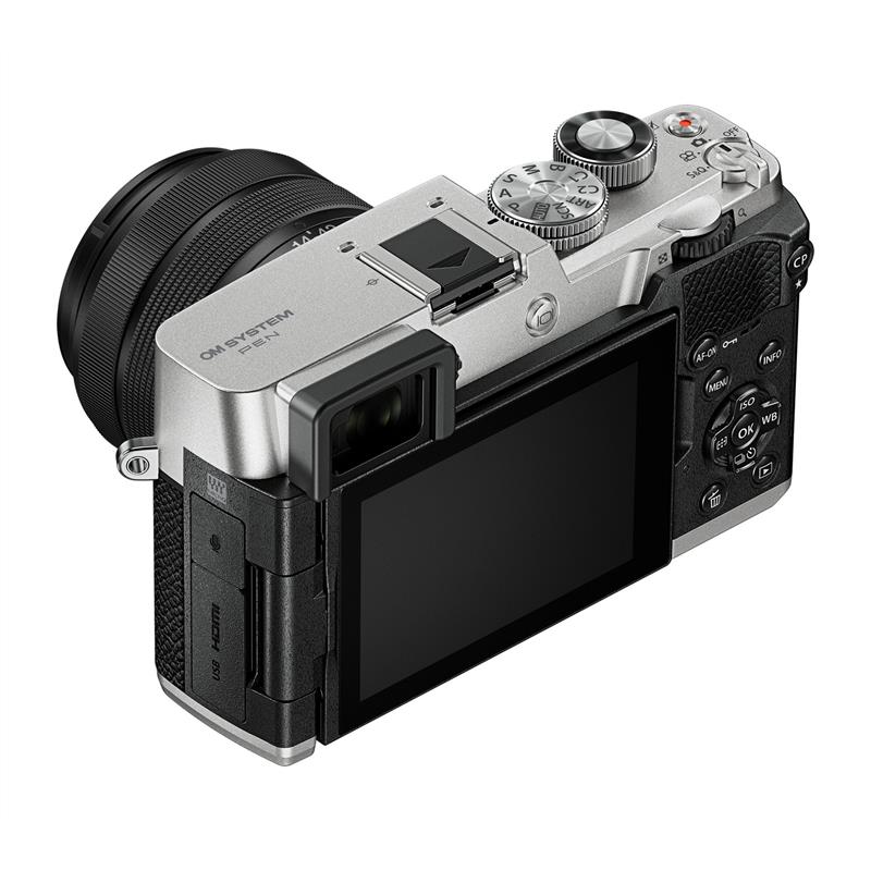 OM System Pen Digital Camera 14-42mm F3.5-5.6 III Kit - Silver Thumbnail Image 6
