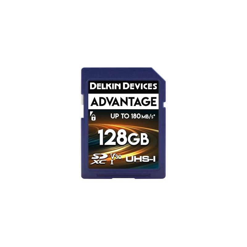 Delkin 128GB SDXC UHS-I Advantage V30 Image 1