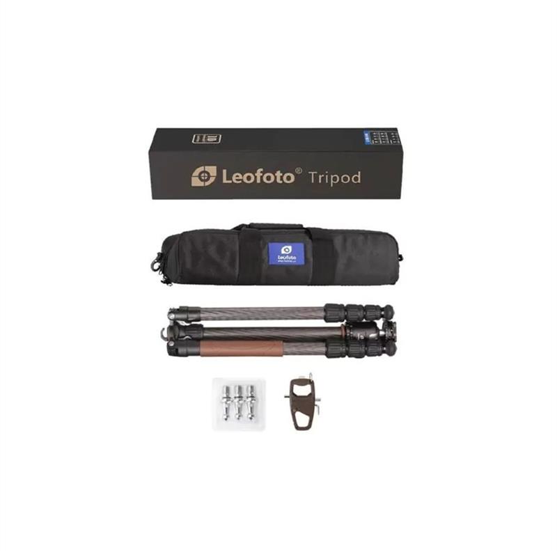 Leofoto LN-284CT 4 Section Carbon Fiber Tripod plus NB40 Ballhead Thumbnail Image 3